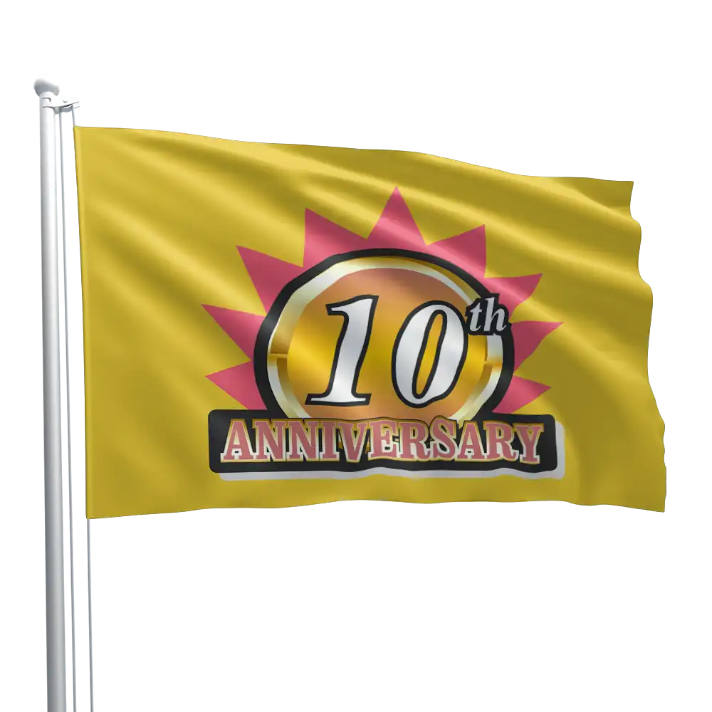 10th Anniversary Flag