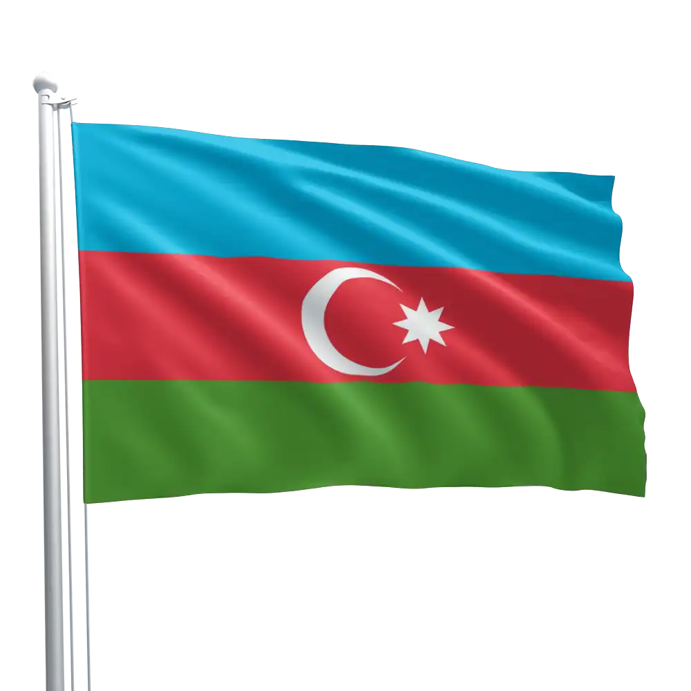 Azerbaijan Flag