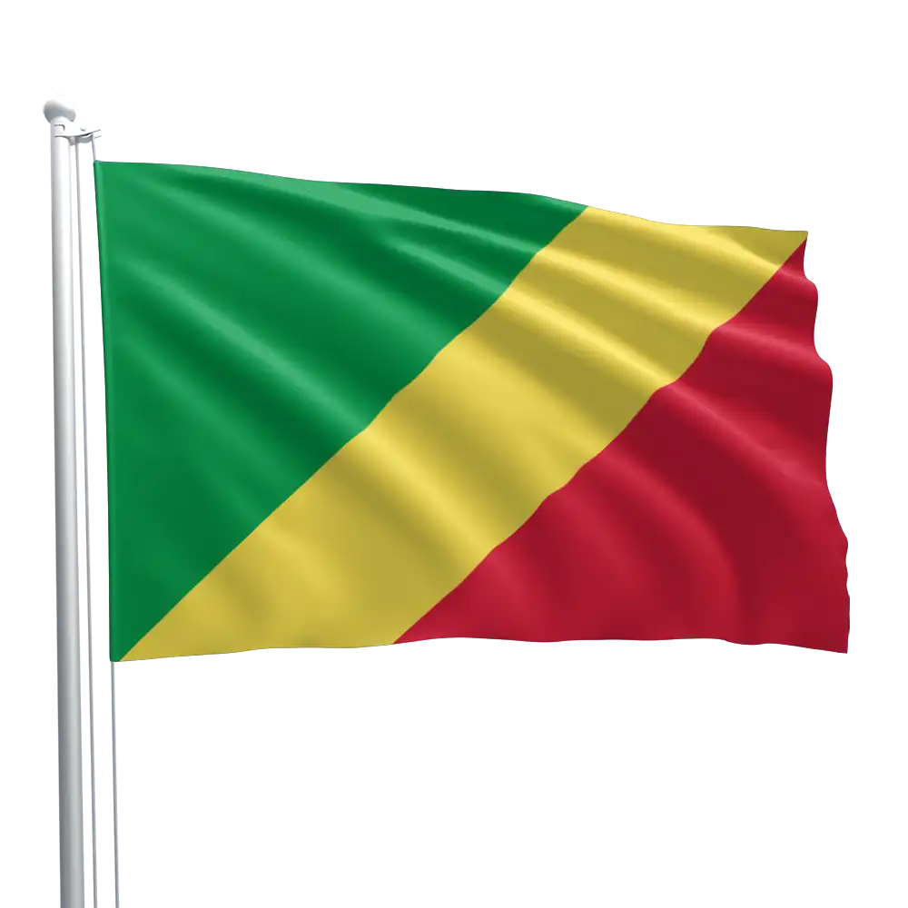 Congo Brazzaville Flag,