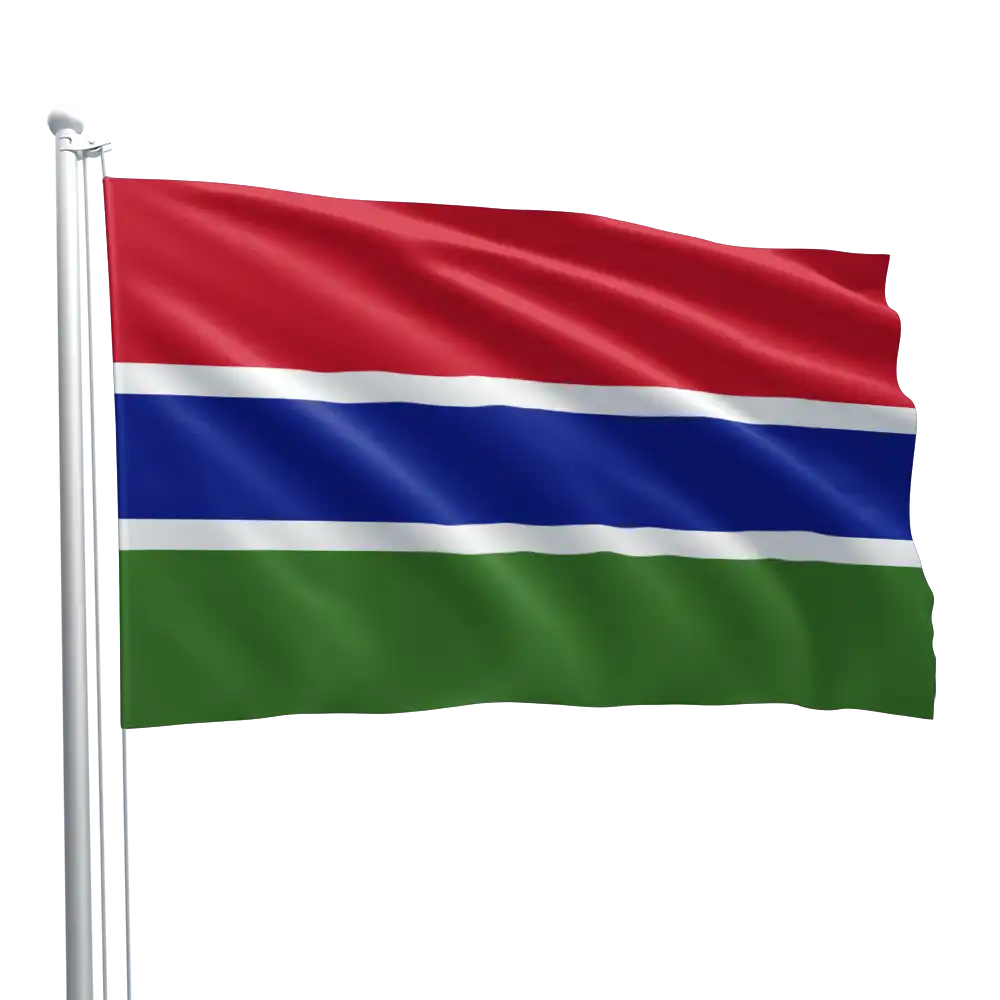 Gambia Flag