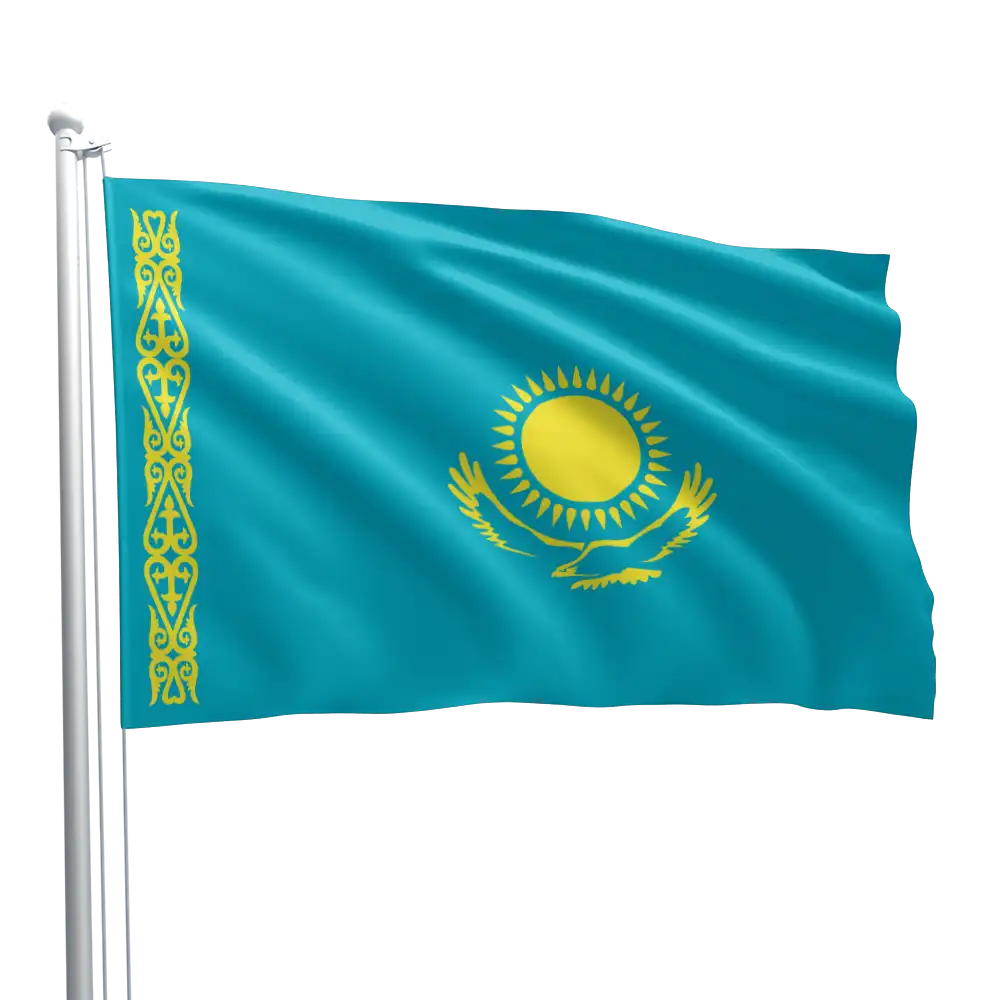 Kazakhstan Flag