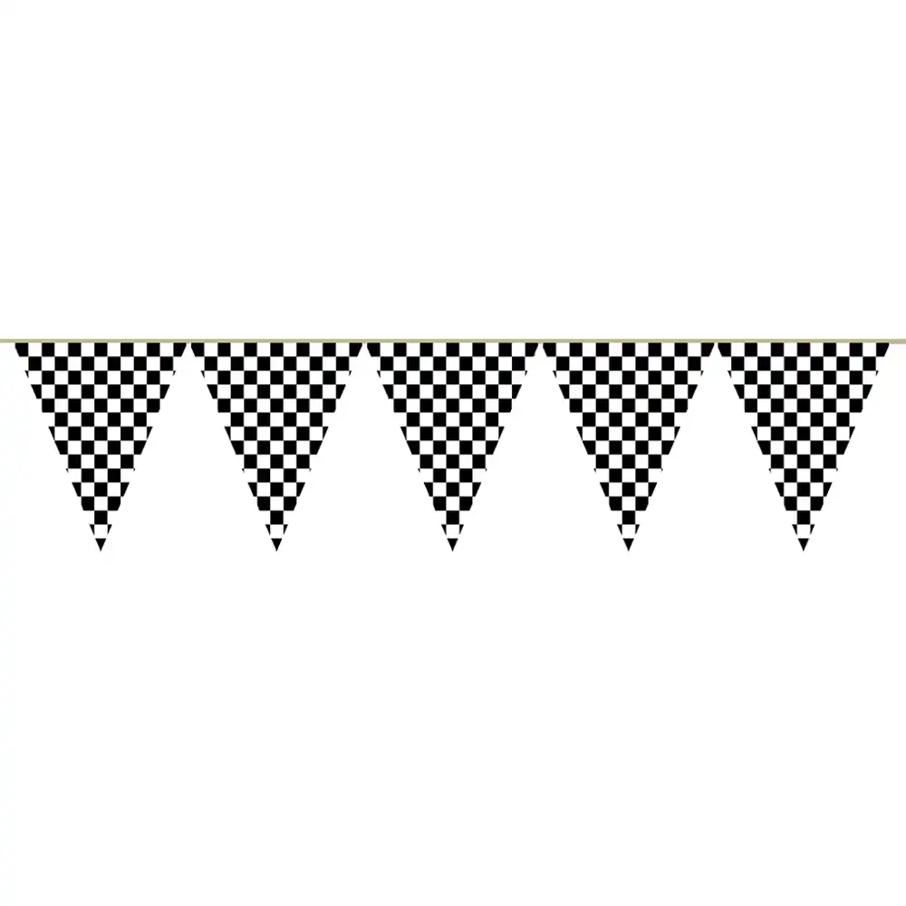 Pennant streamer (checkered 25M)