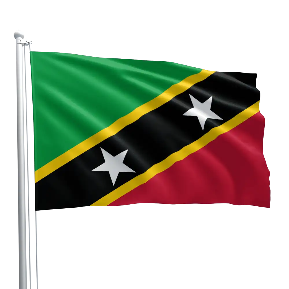 Saint Kitts and Nevis Flag