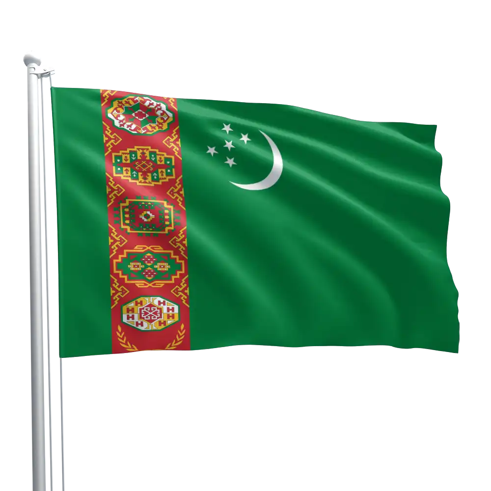 Turkmenistan Flag