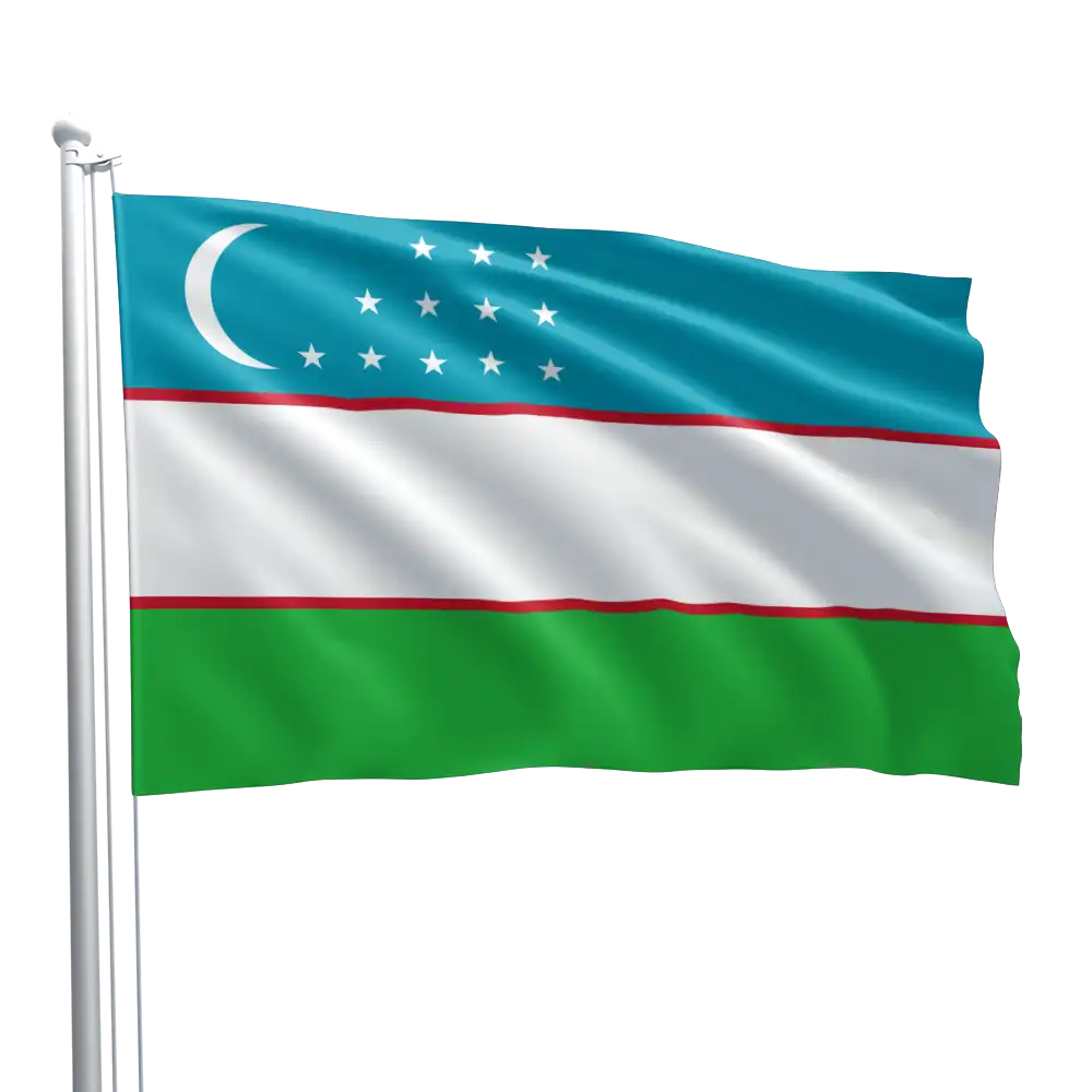 Uzbekistan Flag