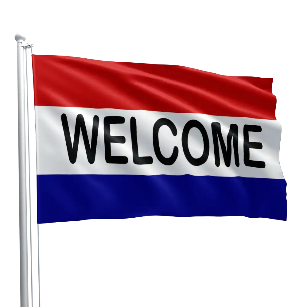 Welcome Message Flag