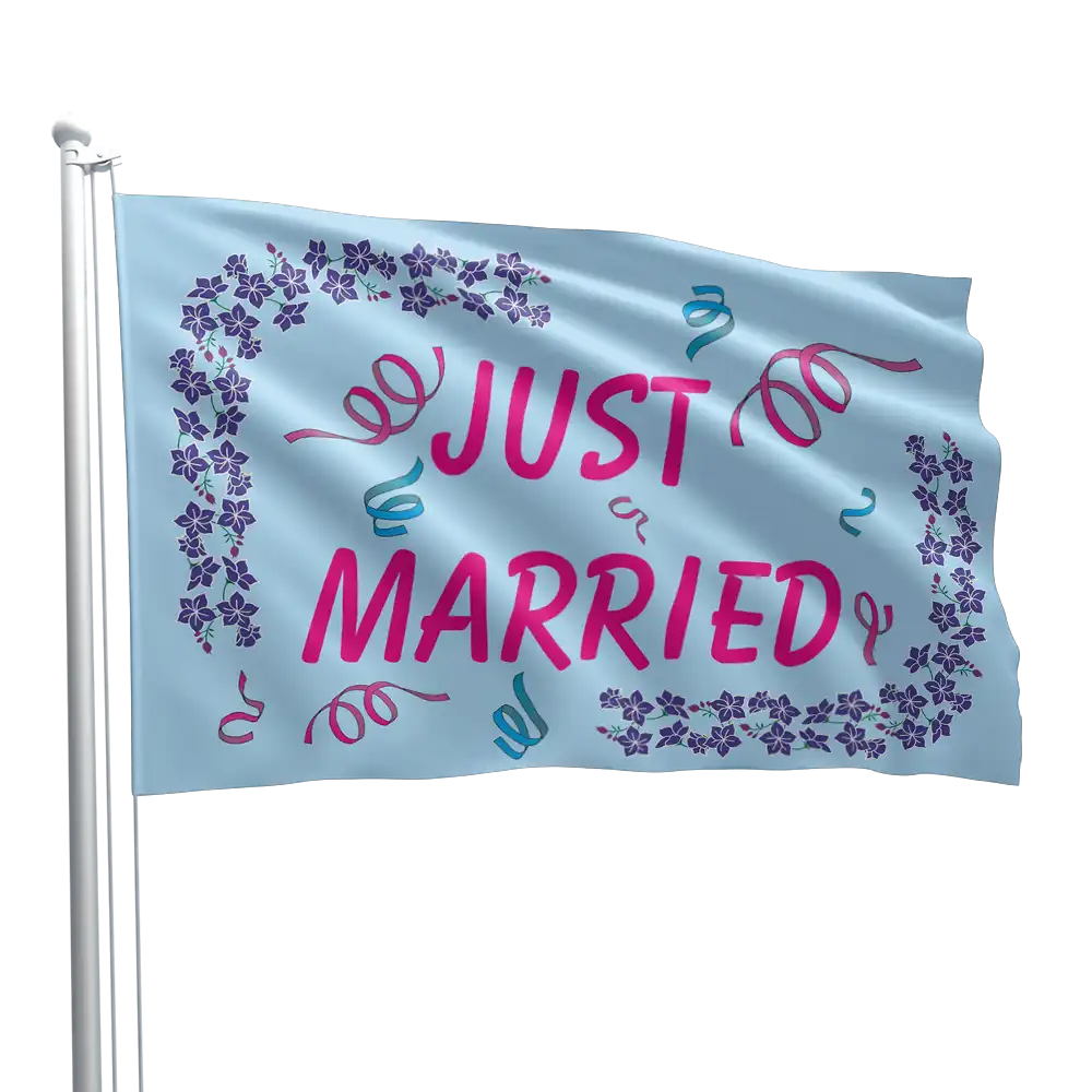 Wedding Flag Design 4