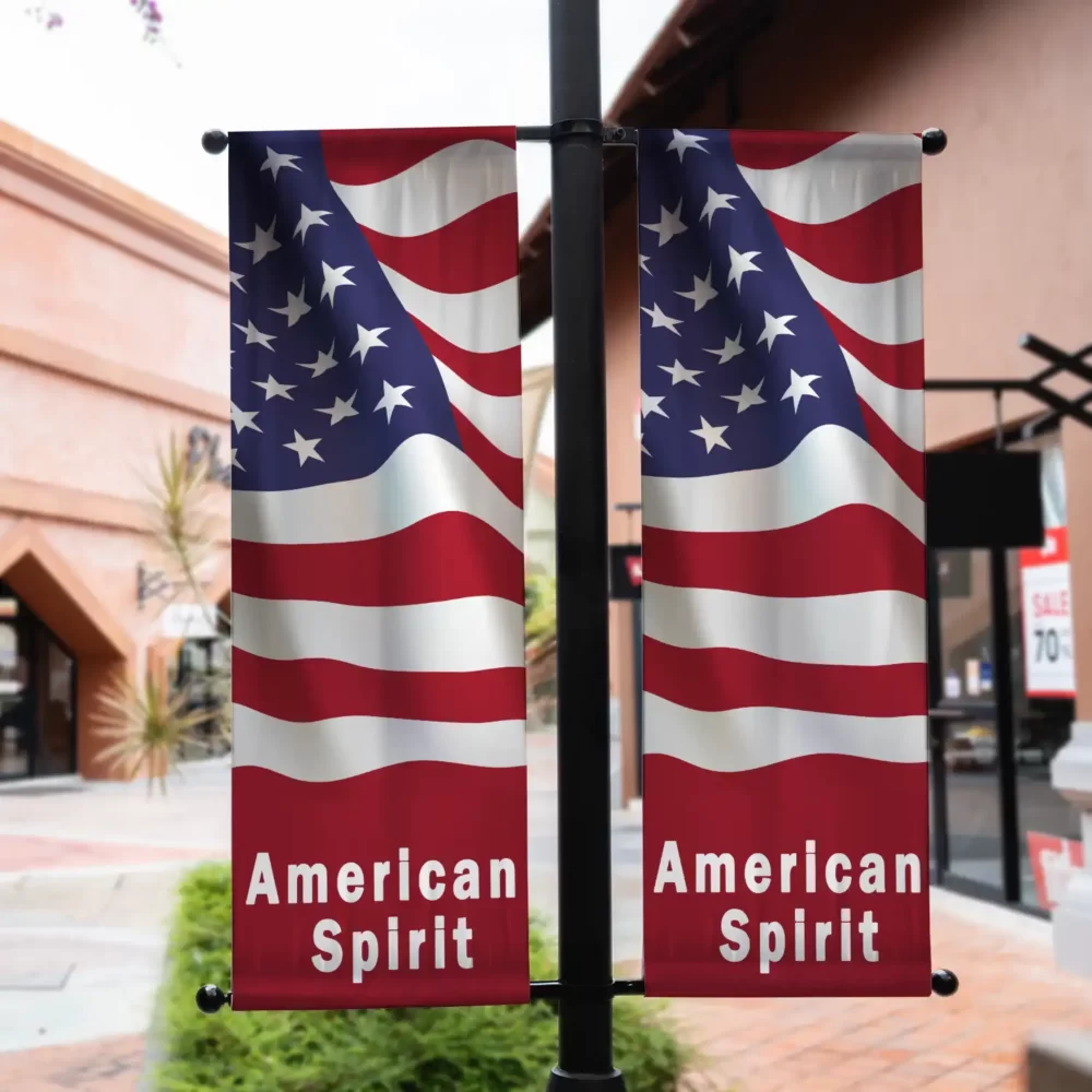 American Spirit Avenue Banner