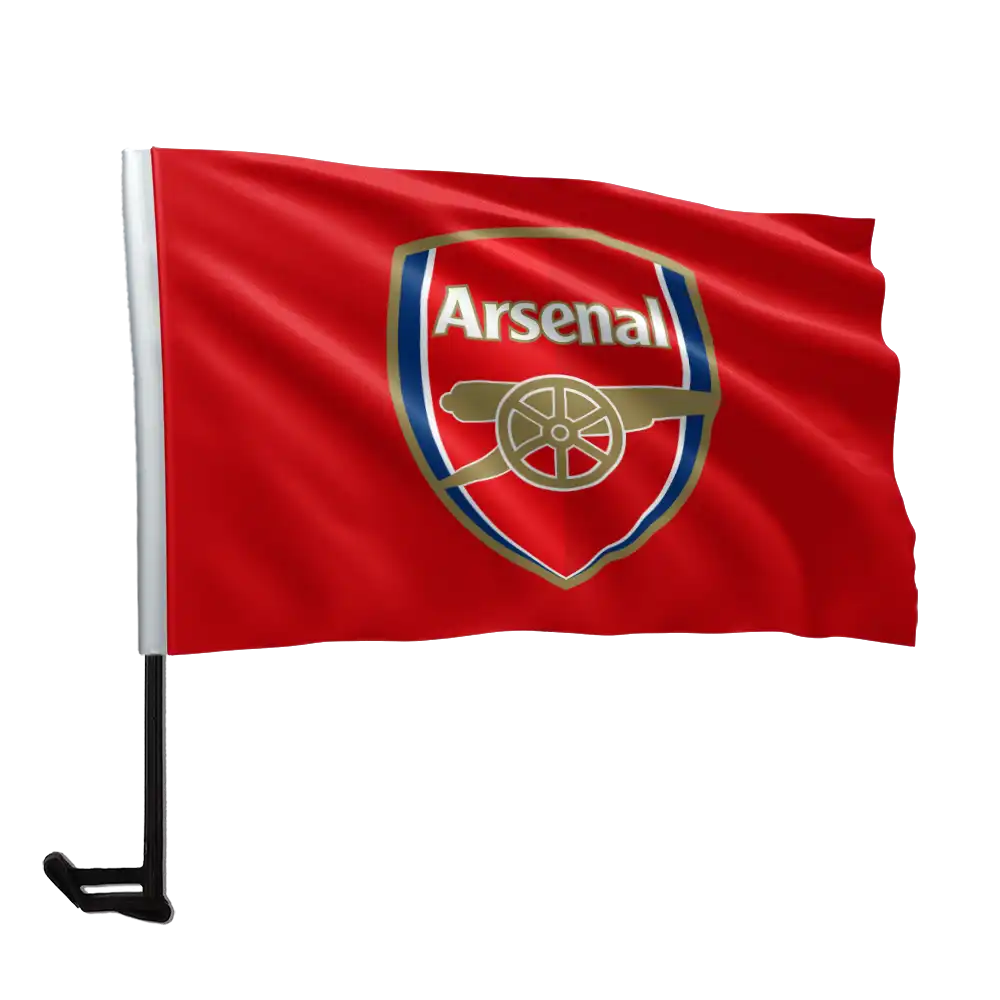Arsenal Car Flag