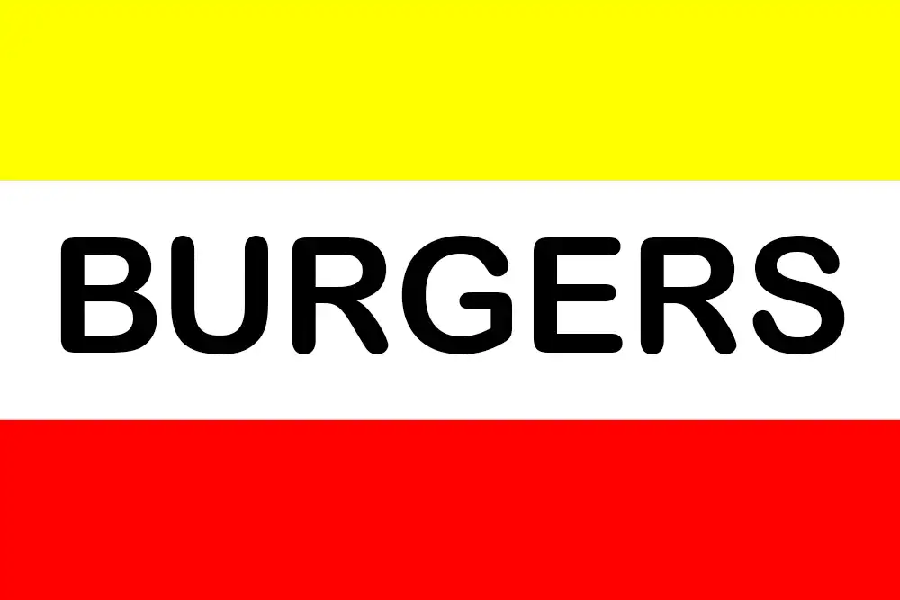 Burgers Message Flag