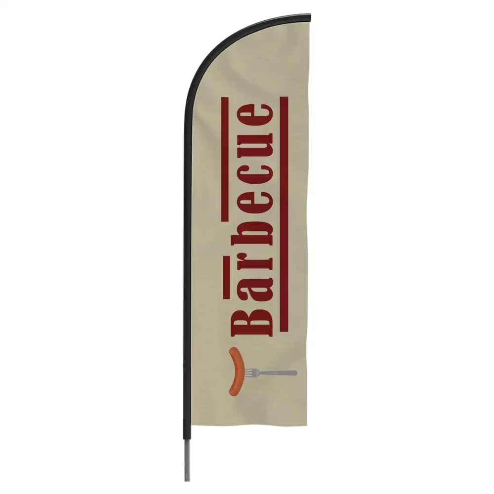 Barbecue Feather Flag