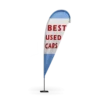 Best Used Cars Teardrop Flag