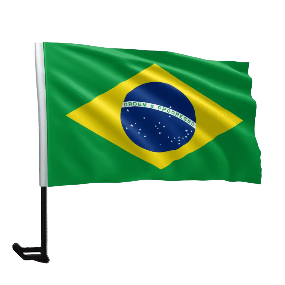 Brazil Car Flag