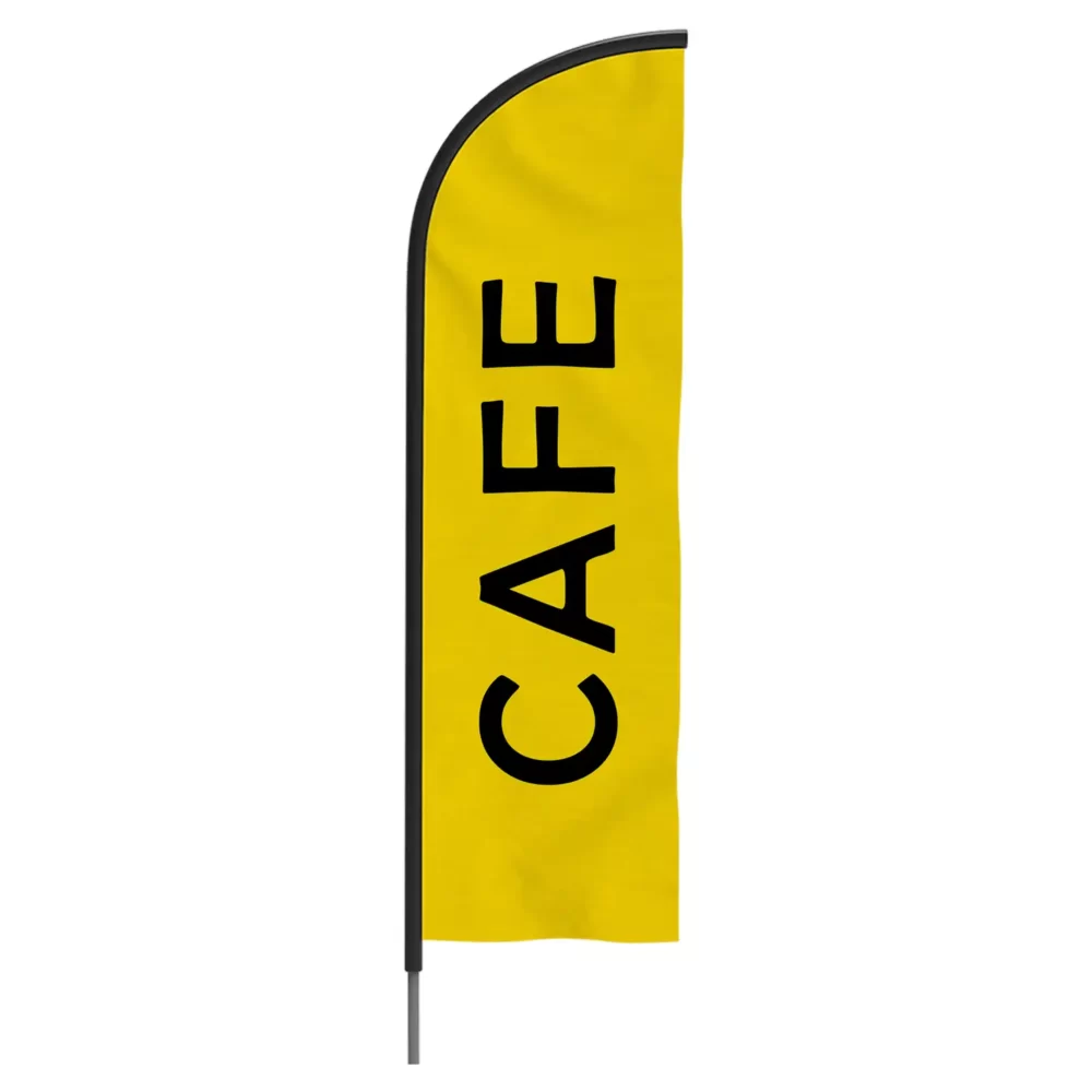 Cafe Feather Flag