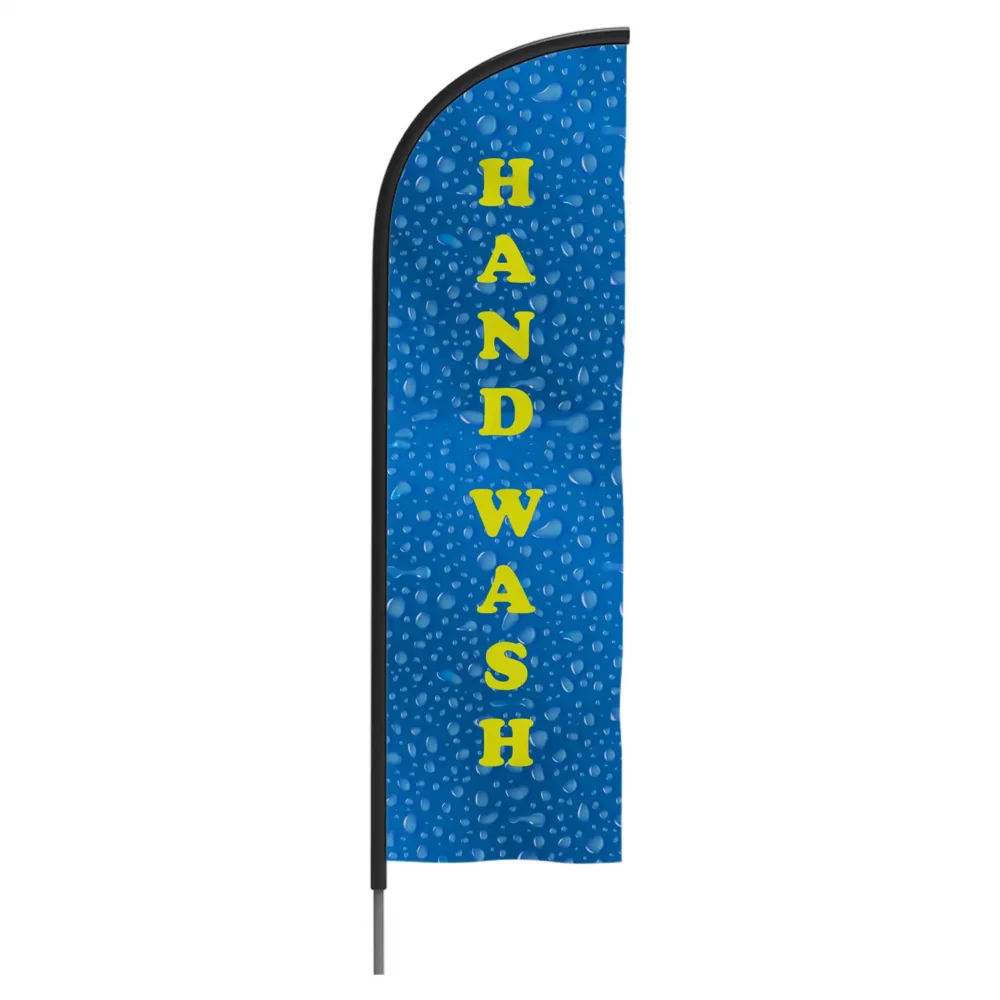 Car Wash Feather Flag