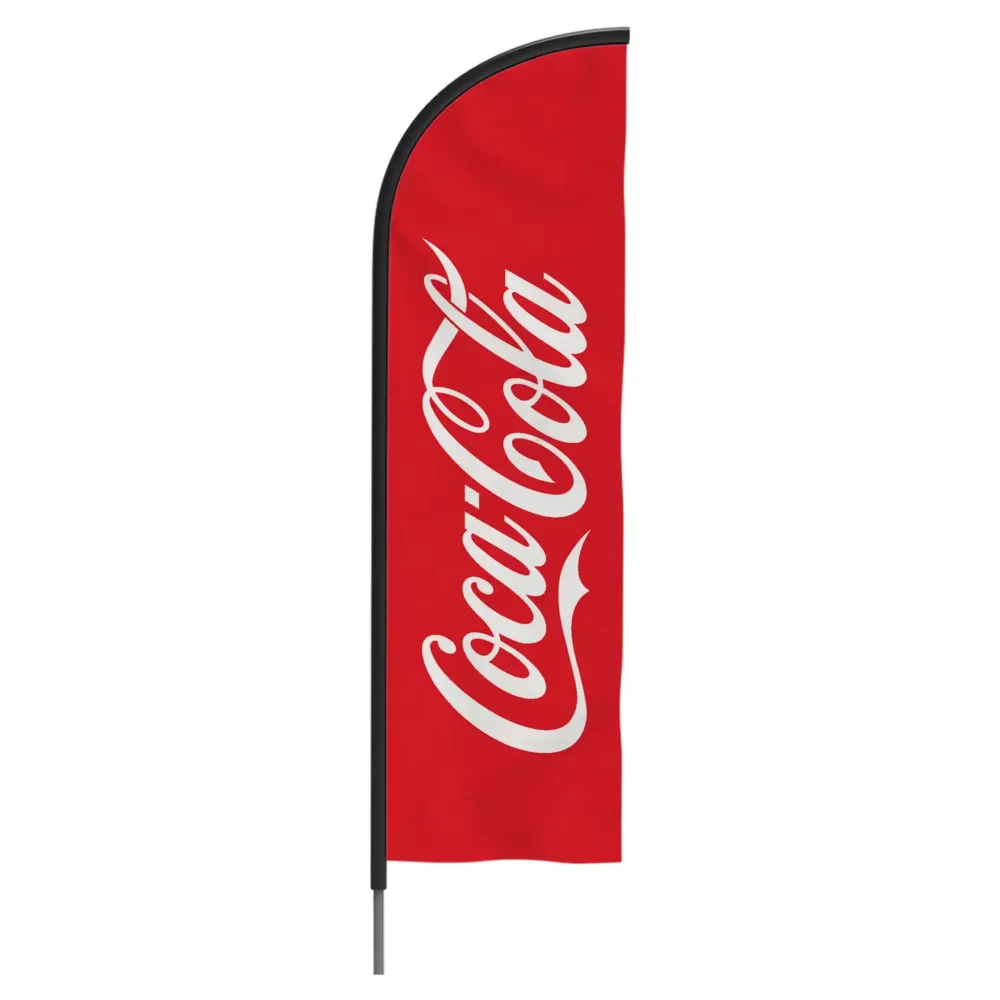 Coca Cola Feather Flag