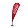 Coca Cola Teardrop Flag