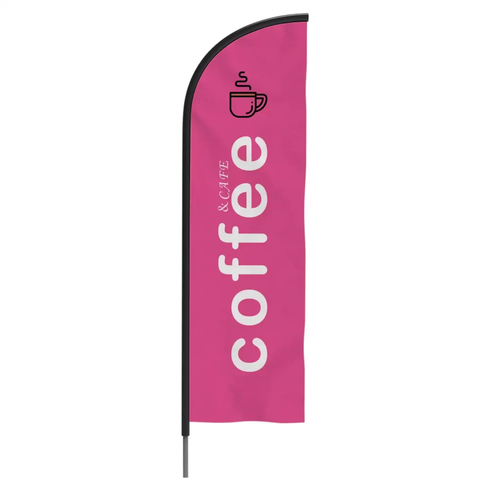 Coffee Shop Feather Flag