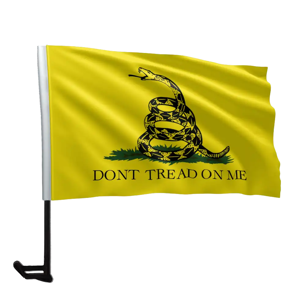 Don't tread on me Car Flag