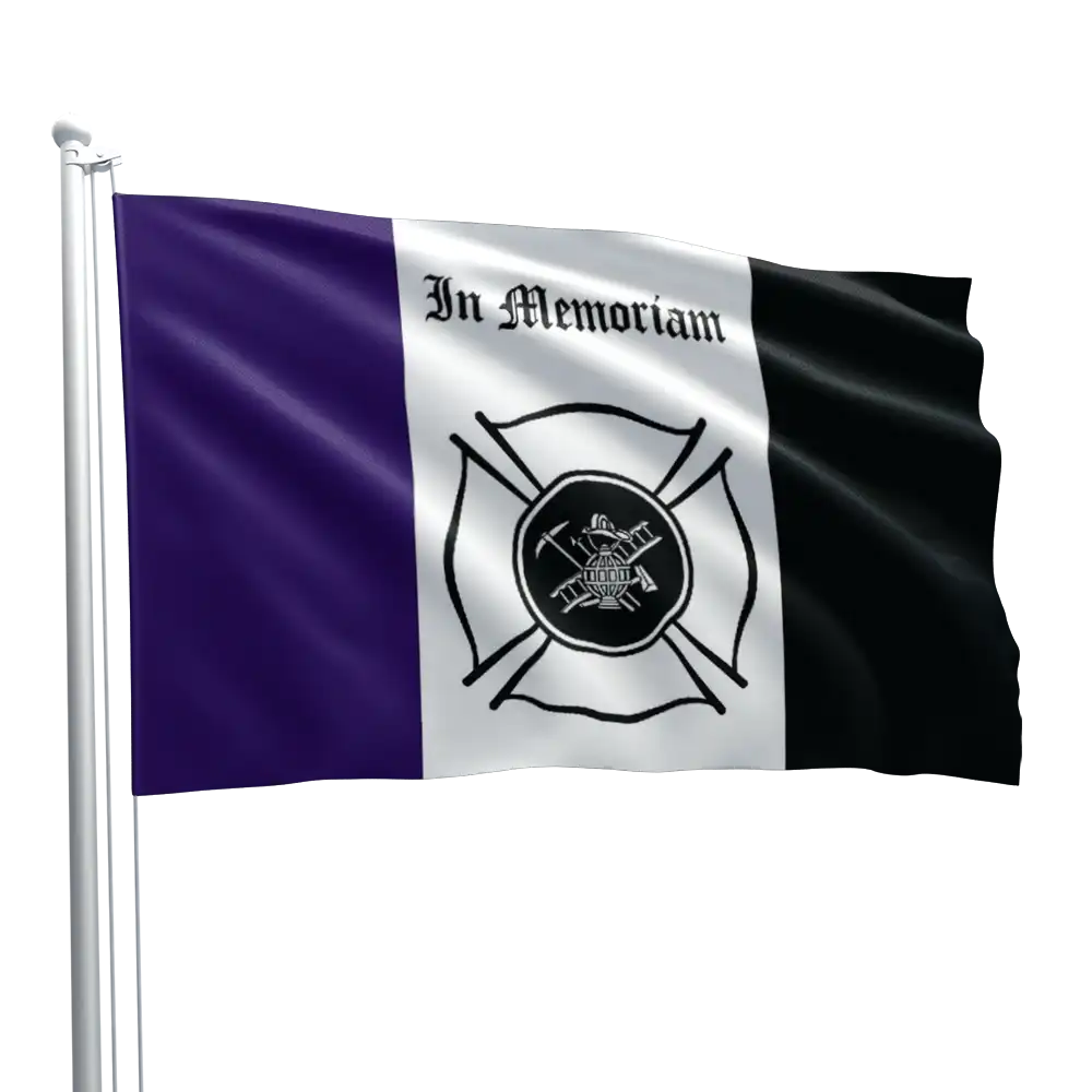 Firemen Mourning Flag