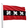 Amsterdam City Flag