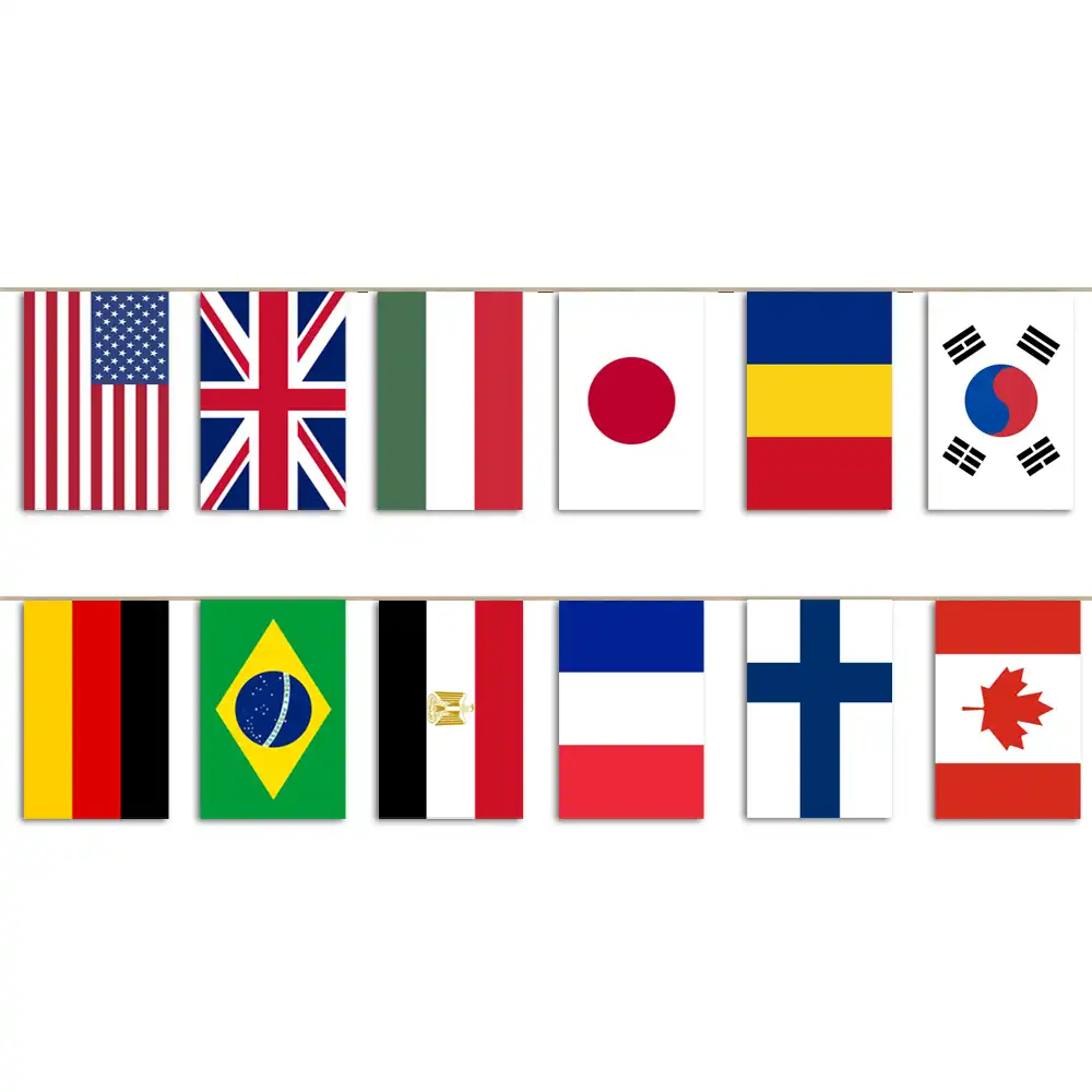 Flags of the world streamer (25M)