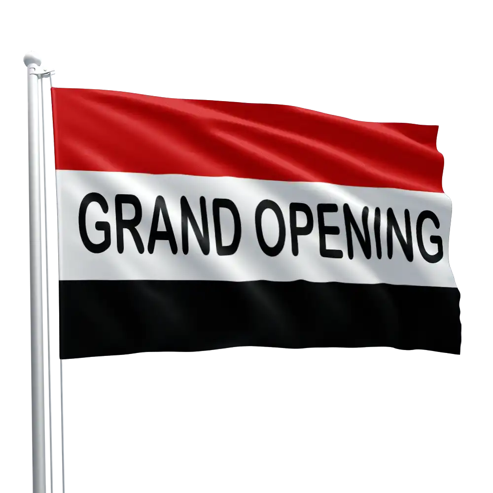 Grand Opening Message Flag