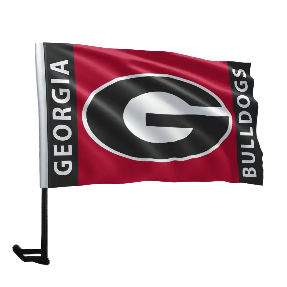 Georgia Bulldogs Car Flag