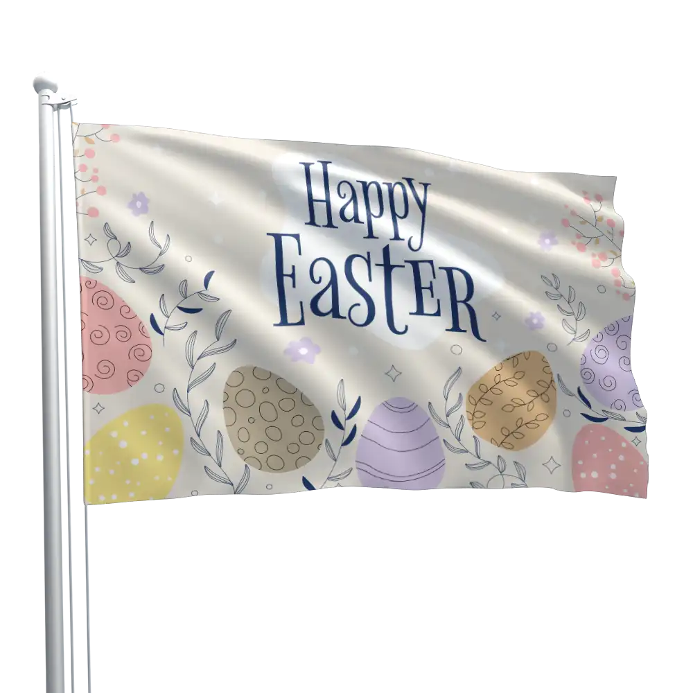 Happy Easter Flag