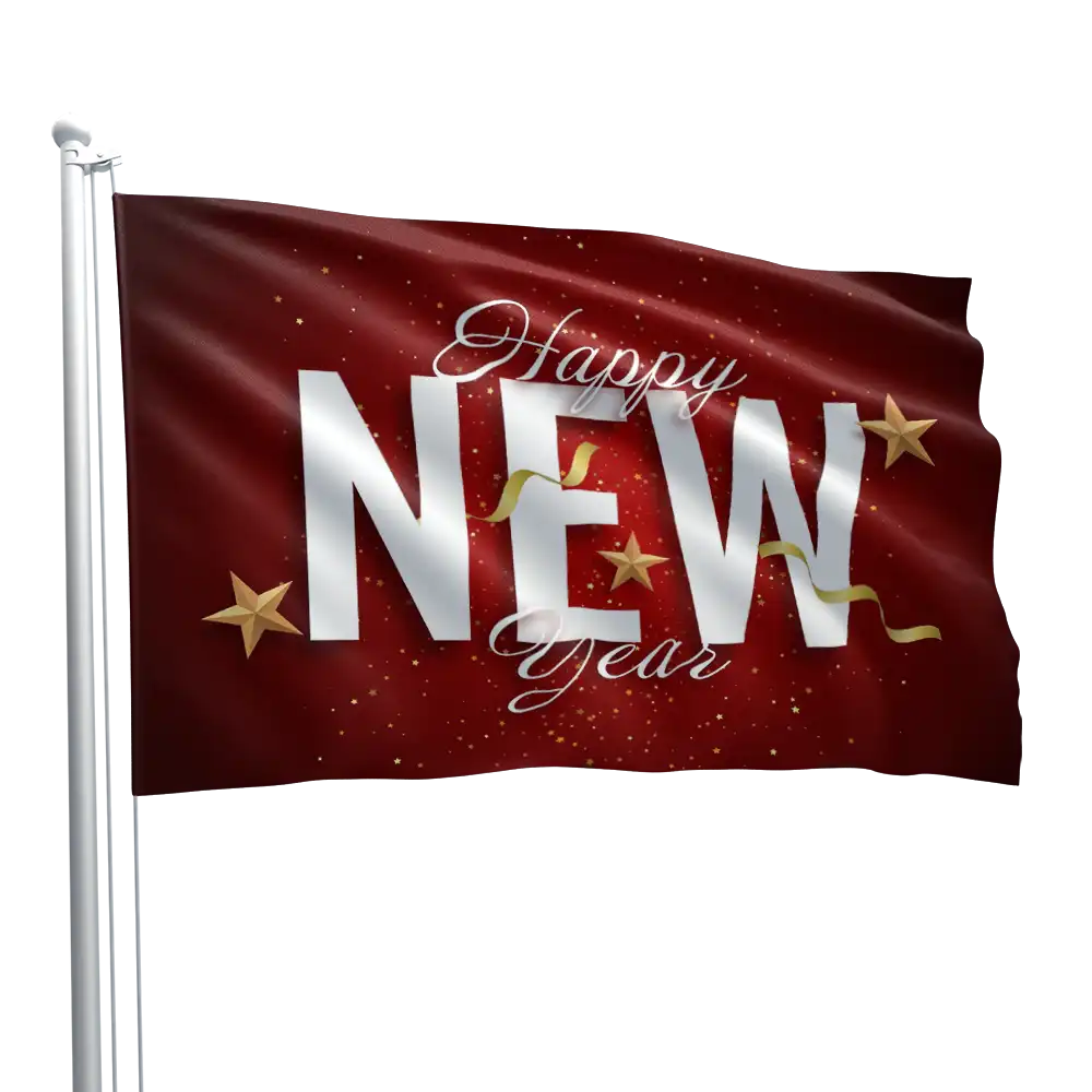 Happy New Year Flag