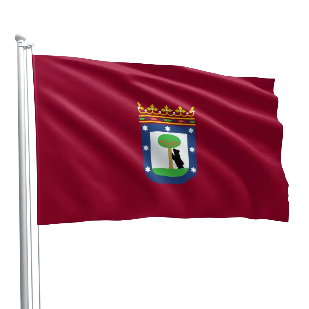 Madrid City Flag