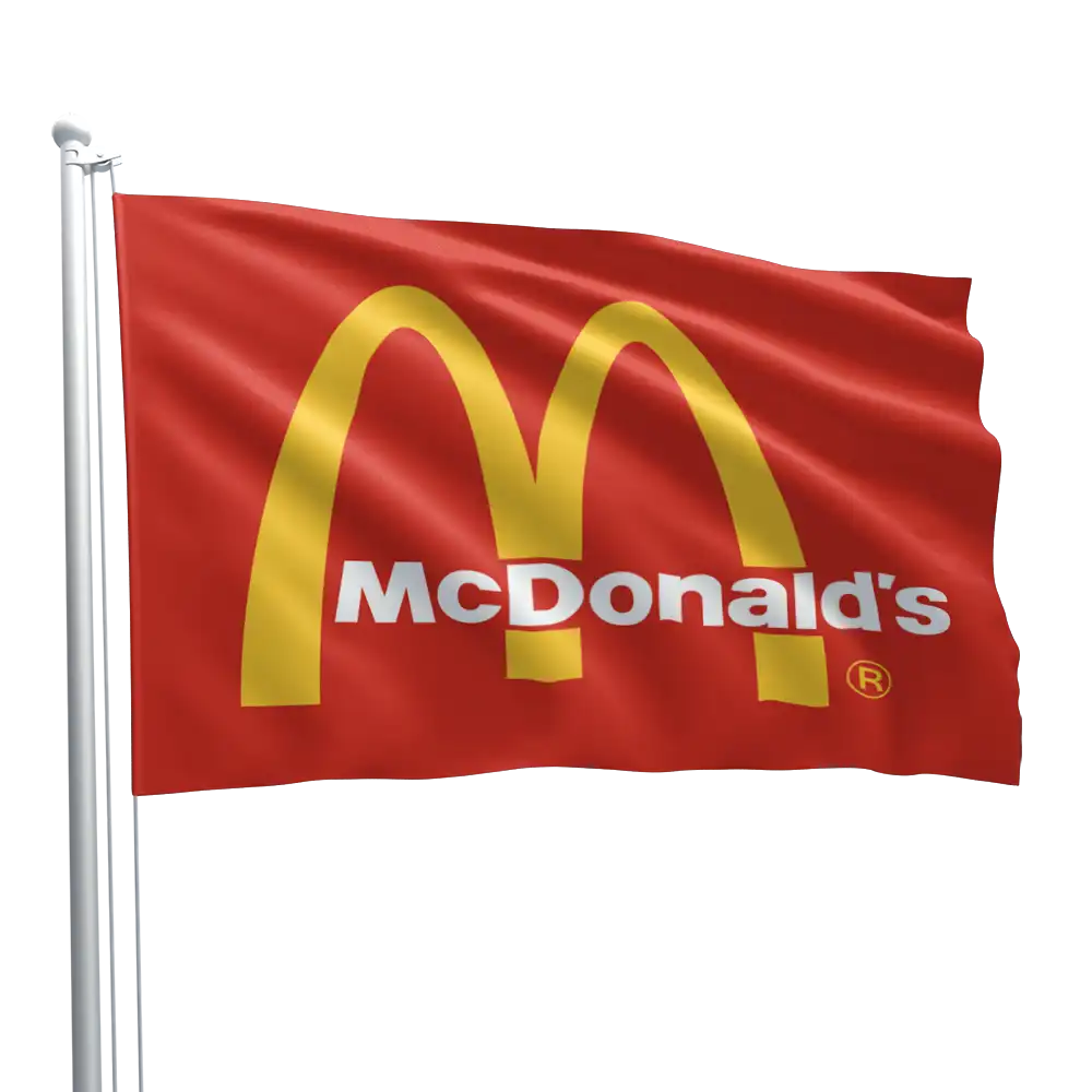 Mcdonald's Corporate flag