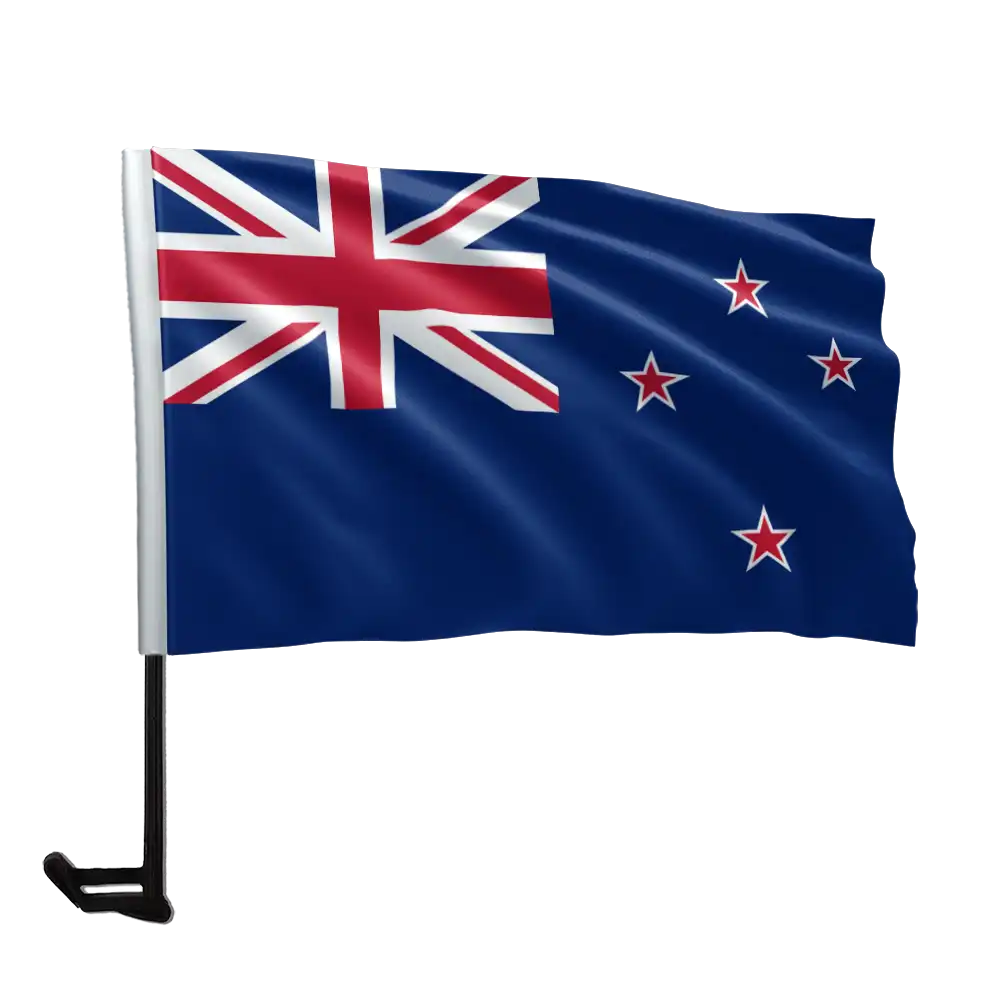 New Zealand Car Flag