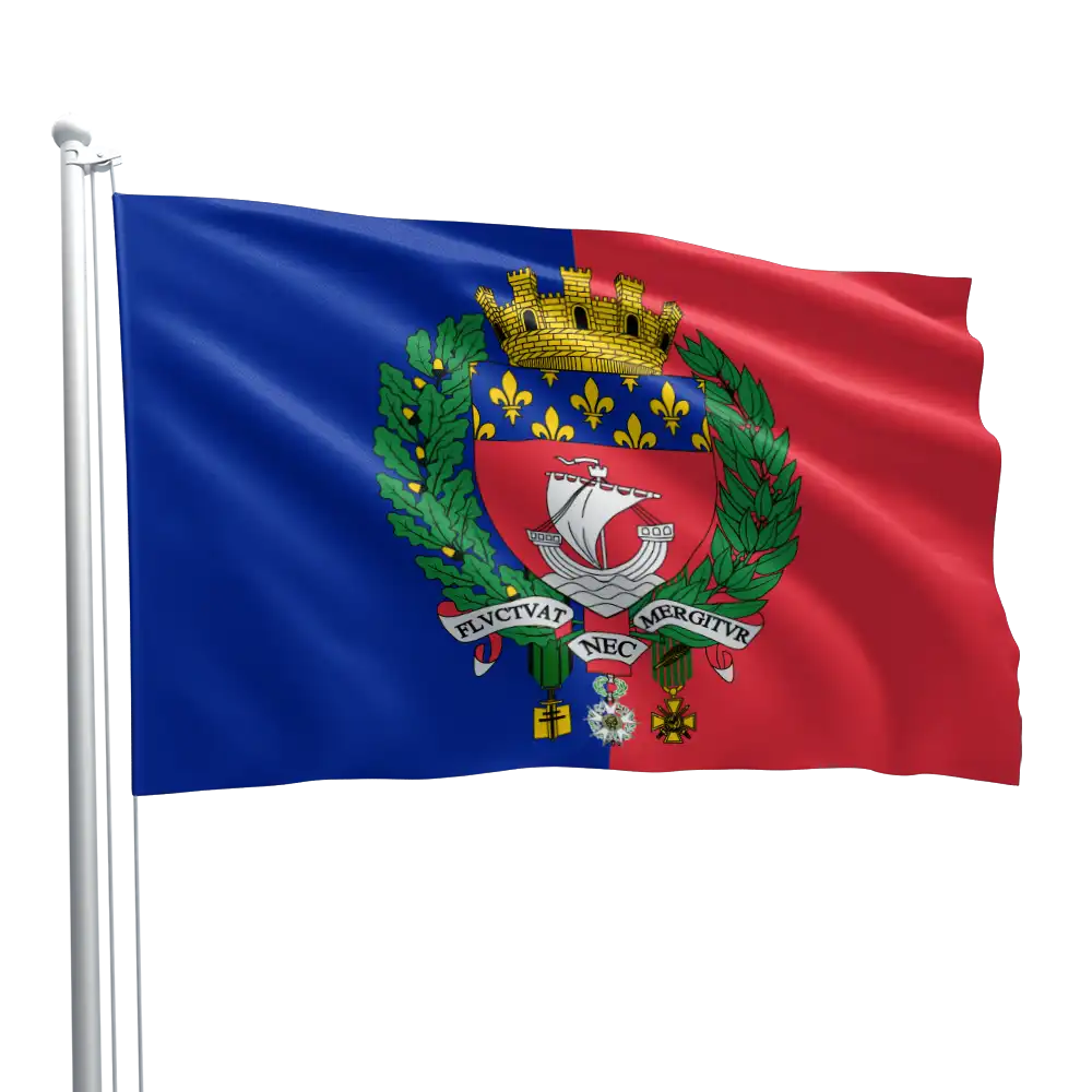 Paris City Flag