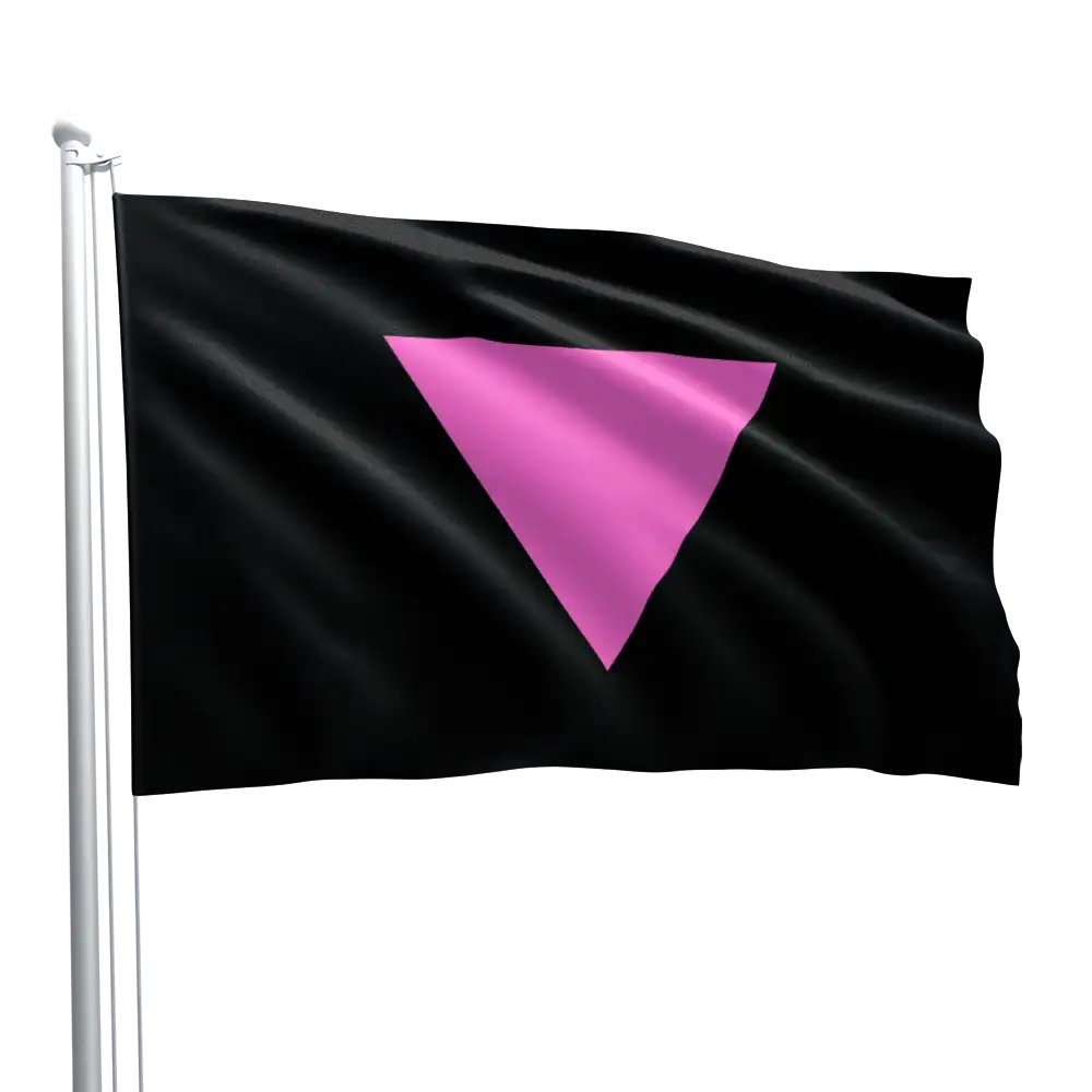 Pink Triangle Flag