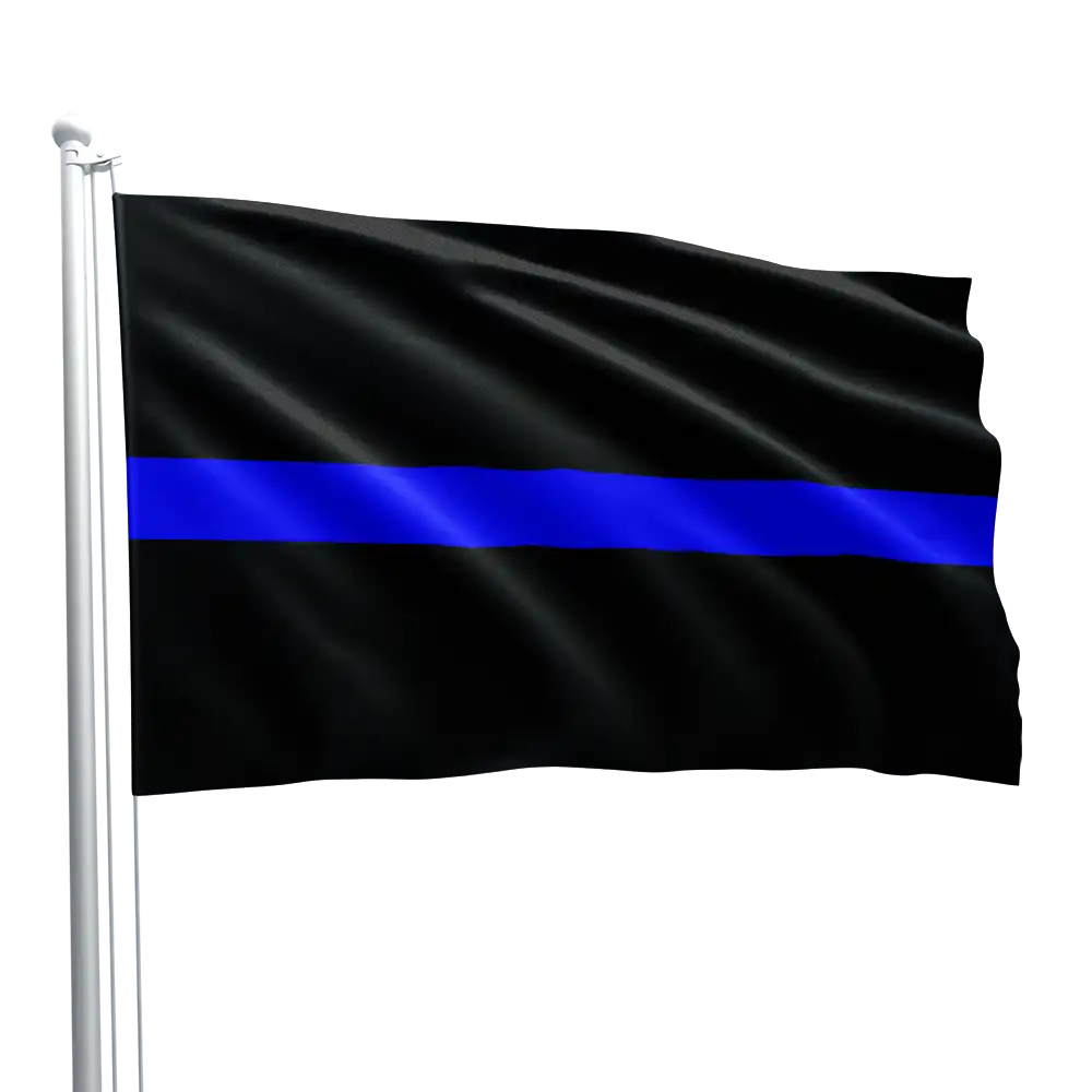 Police Mourning Flag