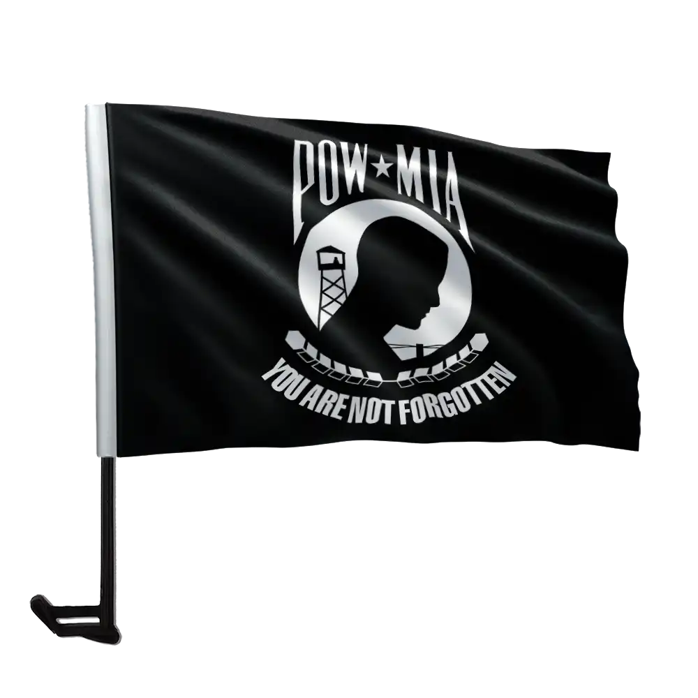 Pow Mia Car Flag