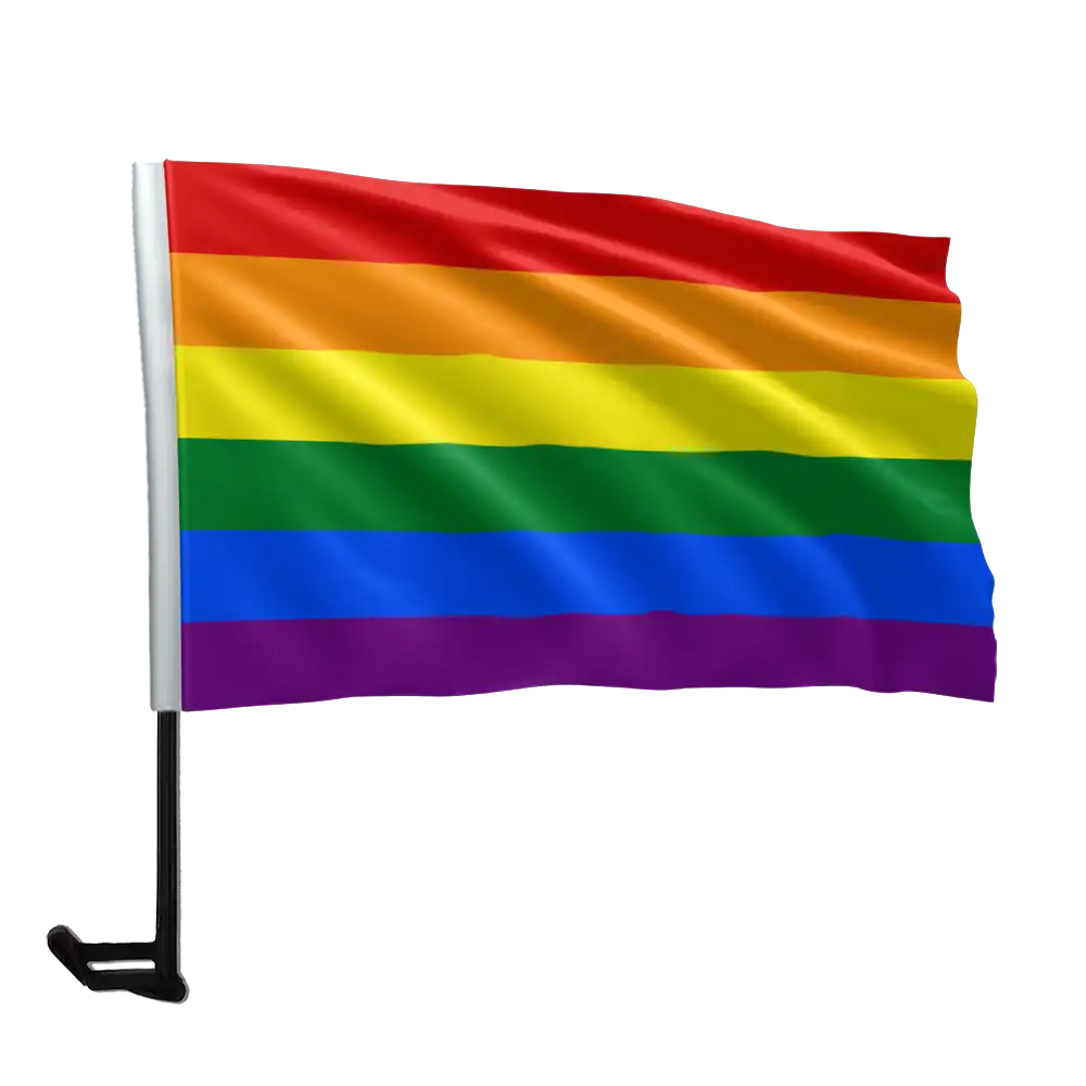 Pride Car Flag