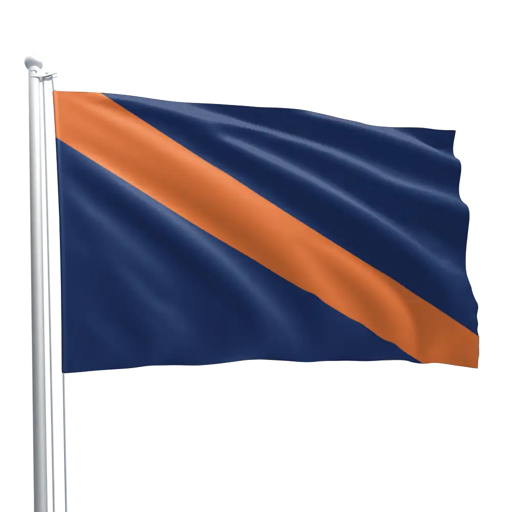 Racing flag (move to the outside)
