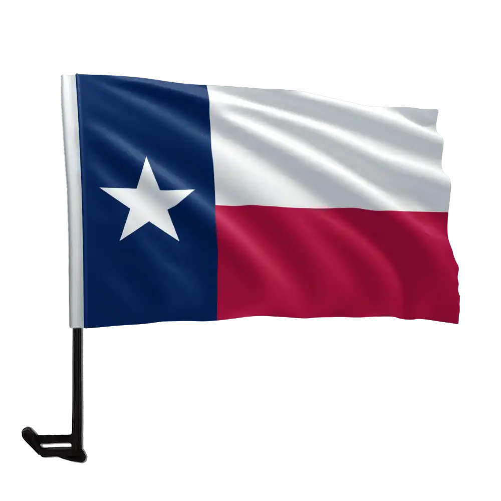 Texas Car Flag