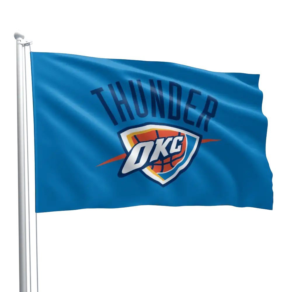 Oklahoma City Thunder Club Flag
