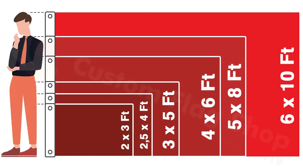 Standart Flag Size