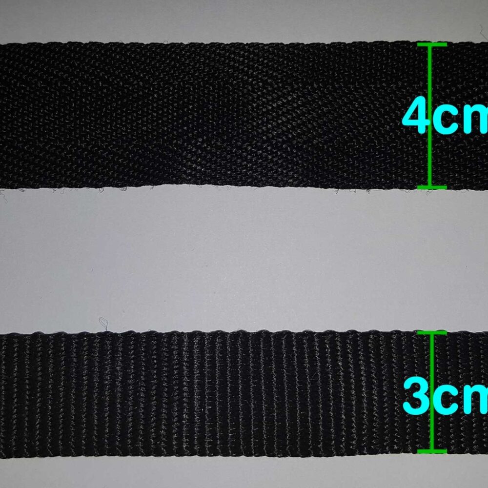 Black Rainforcing Belt (3cm Width 1Meter)