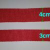 Red Rainforcing Belt (3cm Width 1Meter)